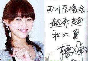 娱乐圈明星写字,笔尖下的星光璀璨