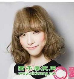 齐肩微卷发型图片,齐肩发型新风尚